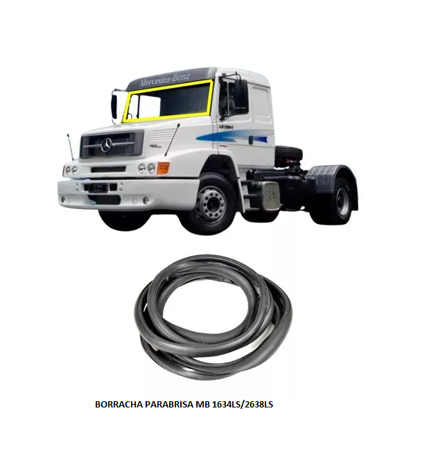 BORRACHA PARABRISA MB 1634LS/2638LS