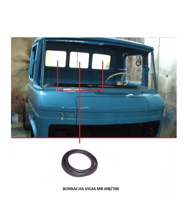 BORRACHA VIGIA MB 608/708