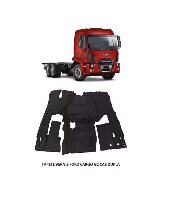 TAPETE VERNIZ FORD CARGO G2 CAB DUPLA