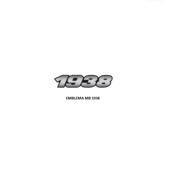 EMBLEMA MB 1938 RESINADO