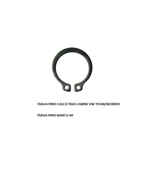 TRAVA PINO CALCO TRAS CABINE VW TITAN/WORKER