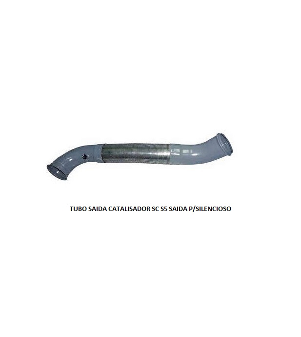 TUBO SAIDA CATALISADOR SC S5 SAIDA P/SILENCIOSO