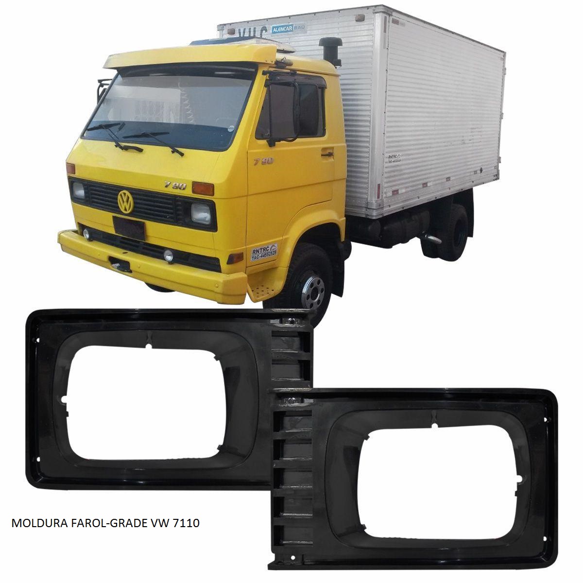MOLDURA FAROL/GRADE VW 7110 QUADRADO LD