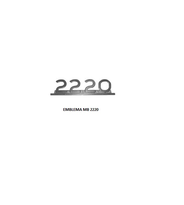 EMBLEMA MB 2220 ZAMAK