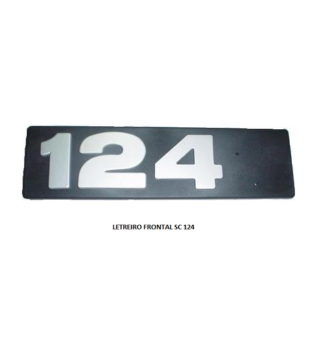 LETREIRO FRONTAL SC 124