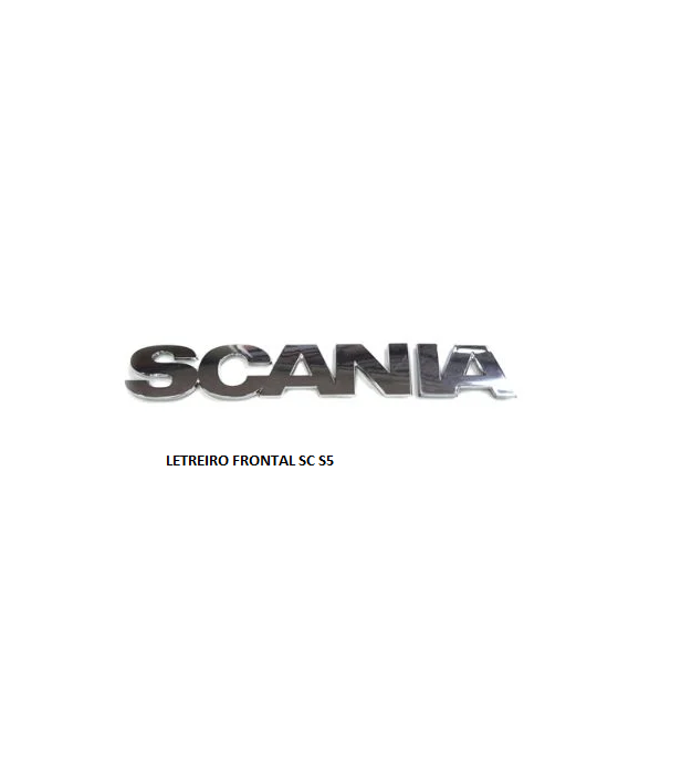 LETREIRO FRONTAL SC S5 P 2008/2012 580X96MM