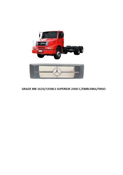 GRADE MB 1620/1938LS SUPERIOR 2000 C/EMBLEMA/FRISO