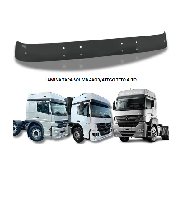 LAMINA TAPA SOL MB AXOR/ATEGO TETO ALTO