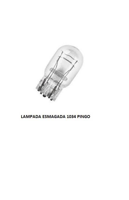 LAMPADA 12V ESMAGADA 1034 PINGO