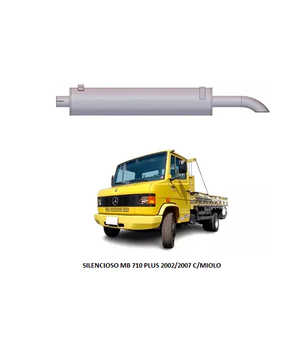 SILENCIOSO MB 710 PLUS 2002/2007 C/MIOLO