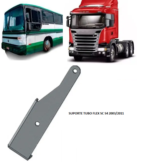 SUPORTE TUBO FLEX SC S4 2003/2011