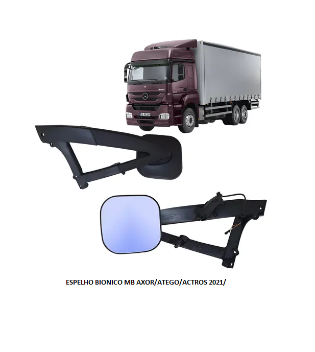 ESPELHO BIONICO MB AXOR/ATEGO TETO ALTO FORA ESTRADA