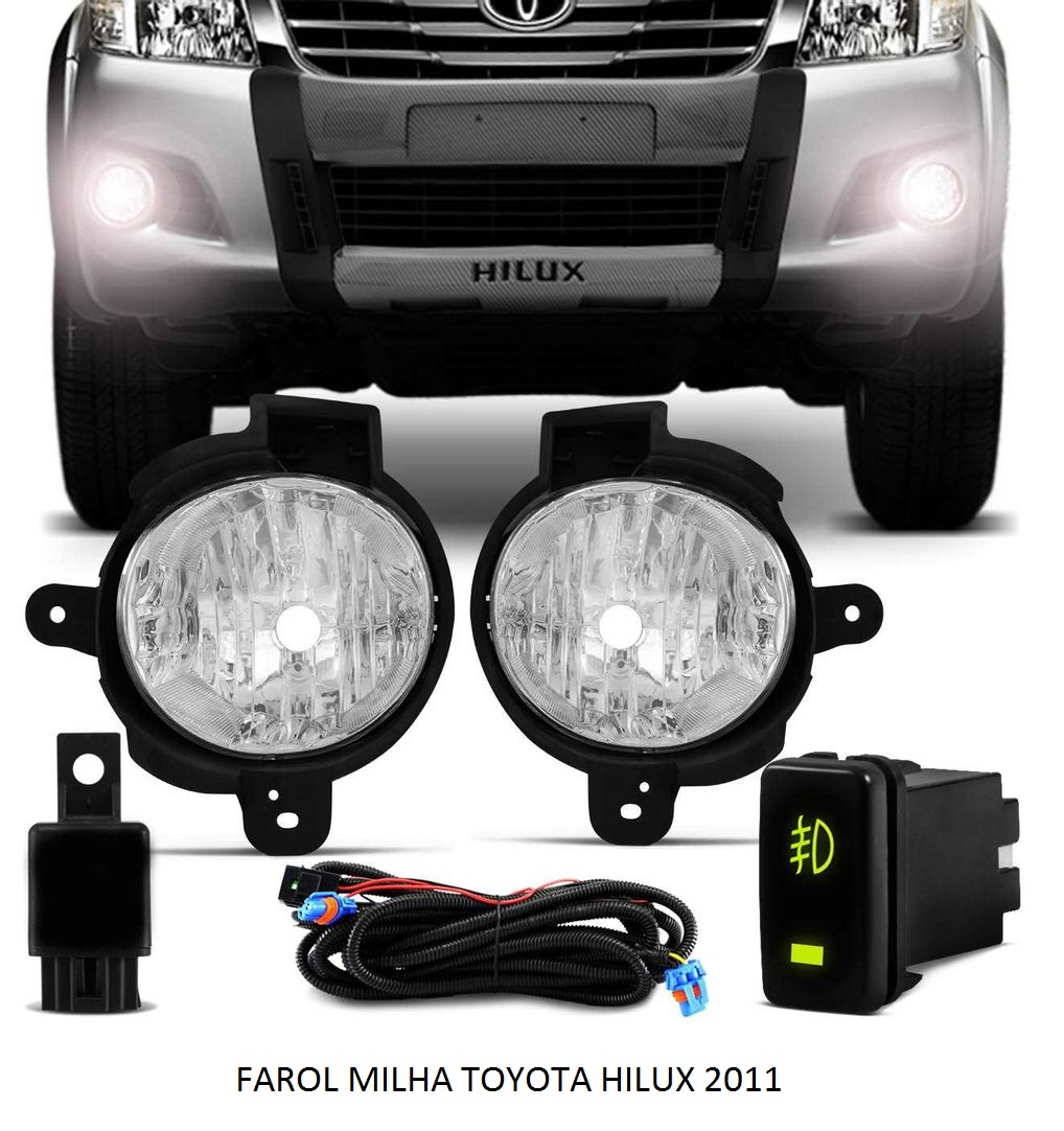 FAROL MILHA TOYOTA HILUX/SW4 2011/2015