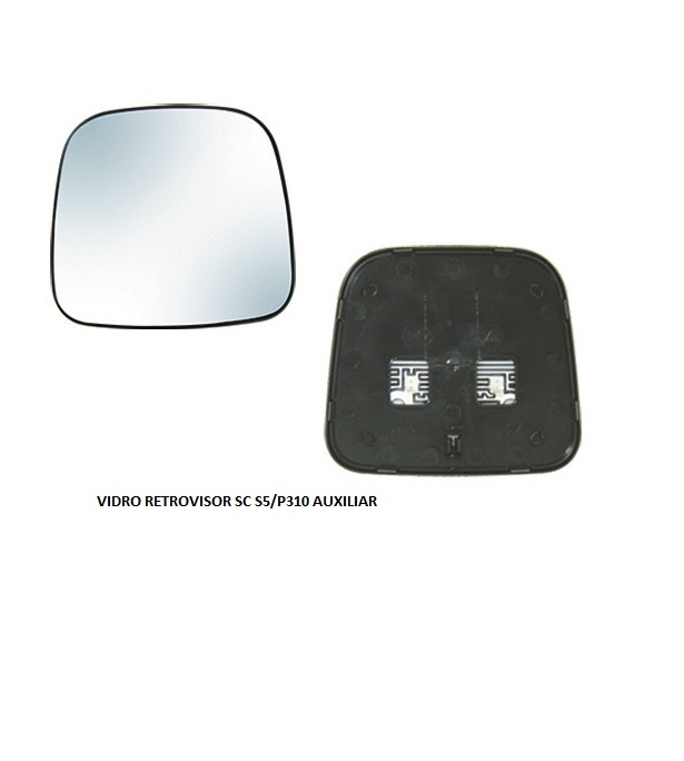 VIDRO RETROVISOR SC S5 P310 C/DESEMBACADOR AUXILIAR ER1130A 1745407 1749683 1484049