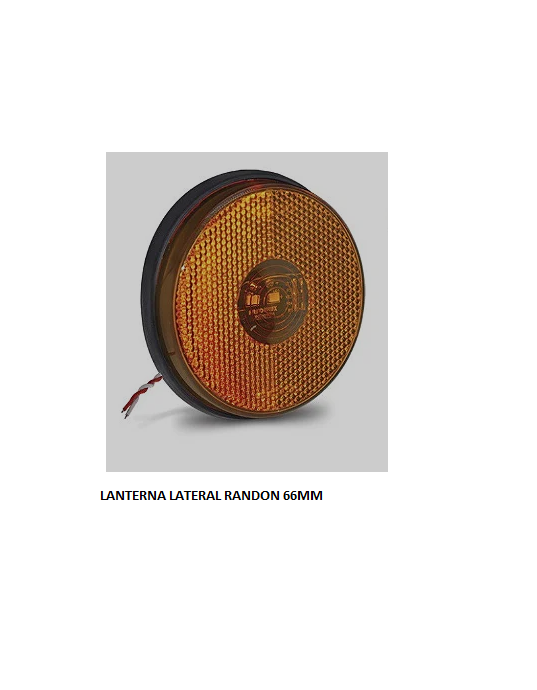 LANTERNA LATERAL RANDON LED S/SUPORTE 66MM