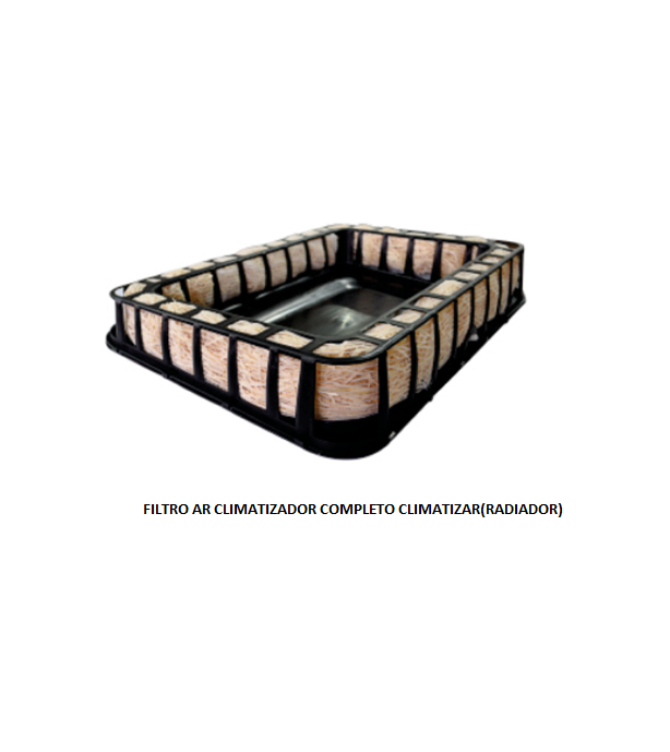 FILTRO AR CLIMATIZADOR COMPLETO CLIMATIZAR(RADIADOR)