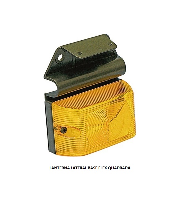 LANTERNA LATERAL BASE FLEX QUADRADA