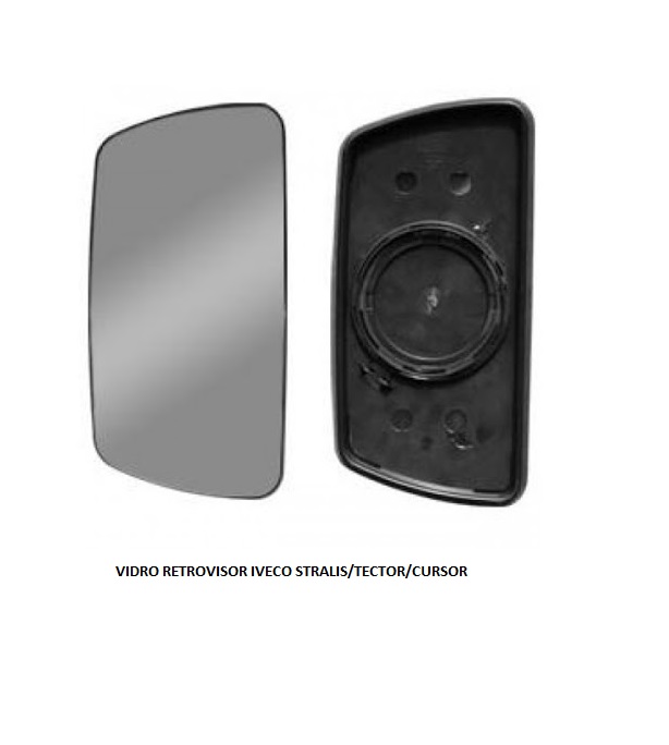 VIDRO RETROVISOR IVECO STRALIS TECTOR CURSOR C/DESEMB ER1134A 504197878
