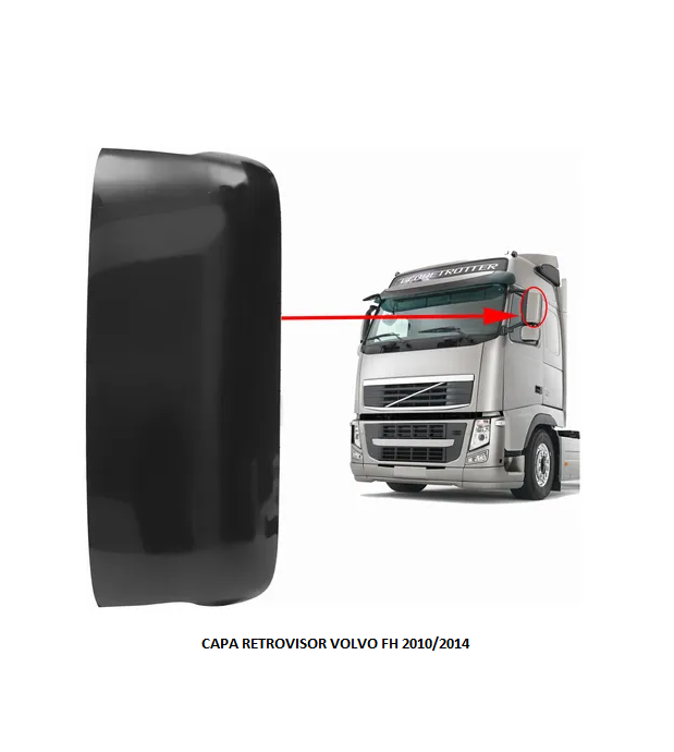 CAPA RETROVISOR VOLVO FH 2010/2014