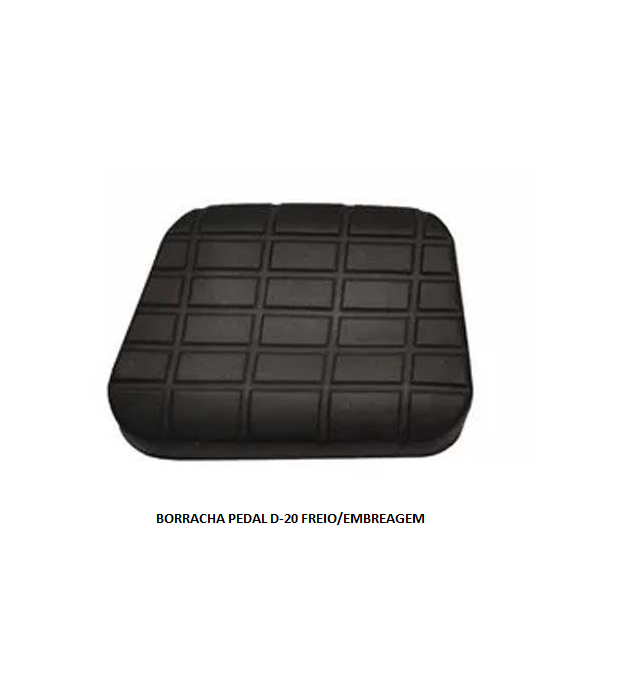 BORRACHA PEDAL D-20 FREIO/EMBREAGEM