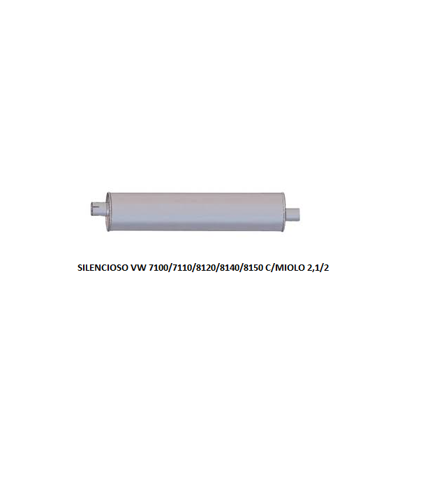 SILENCIOSO VW 7100/7110/8120/8140/8150 C/MIOLO 2,1/2