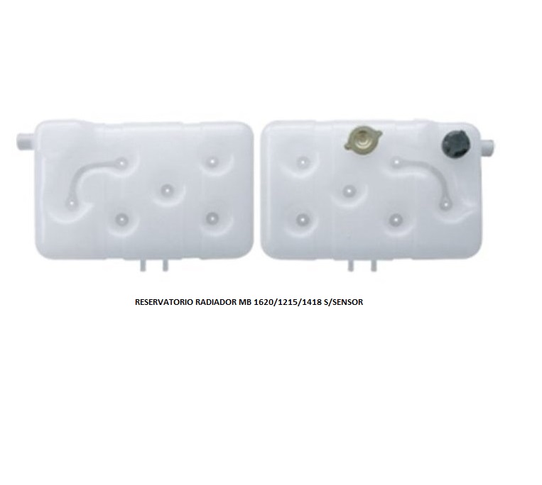 RESERVATORIO RADIADOR MB 1620/1215/1418 S/SENSOR SAIDA P/LADO C/TAMPA