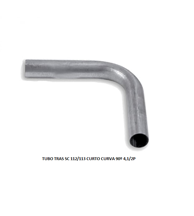 TUBO TRAS SC 112/113 CURTO CURVA 90º 4,1/2P