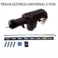 TRAVA ELETRICA UNIVERSAL 12V 5 FIOS