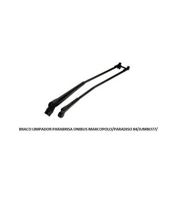 BRACO LIMPADOR PARABRISA ONIBUS MARCOPOLO/PARADISO 84/JUMBO77/