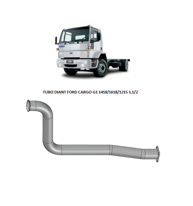 TUBO DIANT FORD CARGO G1 1418/1618/1215 3,1/2