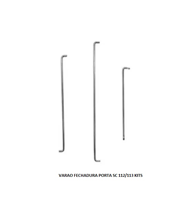 VARAO FECHADURA PORTA SC 112/113 KITS