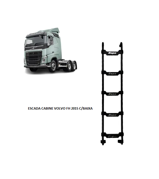 ESCADA CABINE VOLVO FH 2015 C/BAIXA