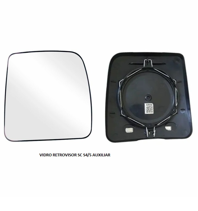 VIDRO RETROVISOR SC S4 S5 AUXILIAR S/DESEMBACADOR FB1537 ER1026A
