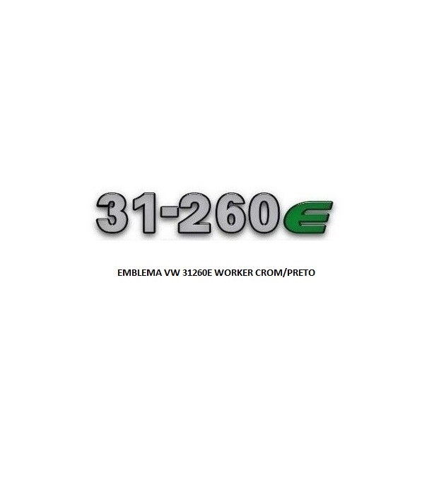 EMBLEMA VW 31260E RESINADO ESPELHADO