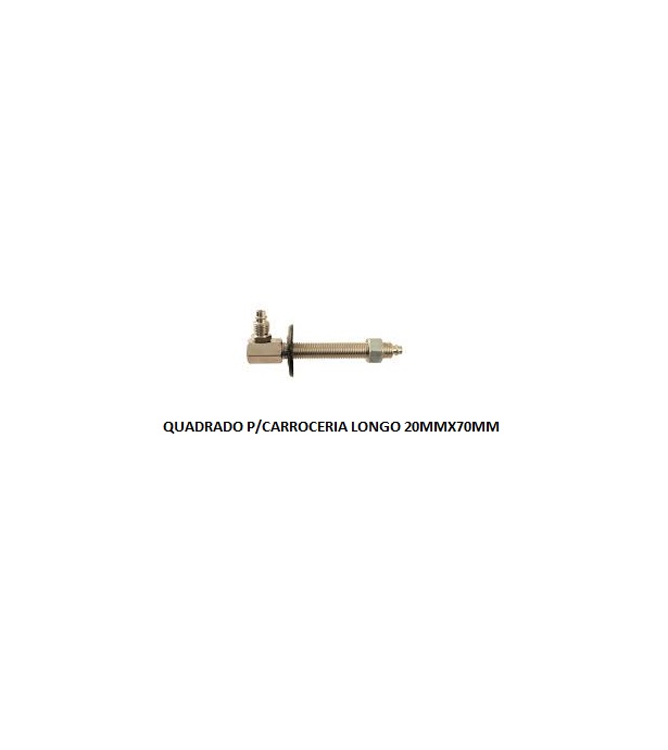QUADRADO P/CARROCERIA LONGO 20MMX70MM