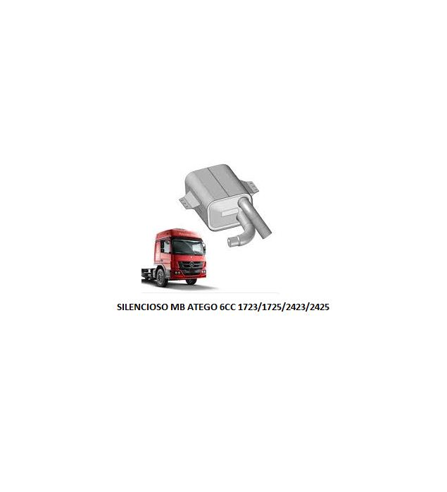 SILENCIOSO MB ATEGO 6CC 1723/1725/2423/2425