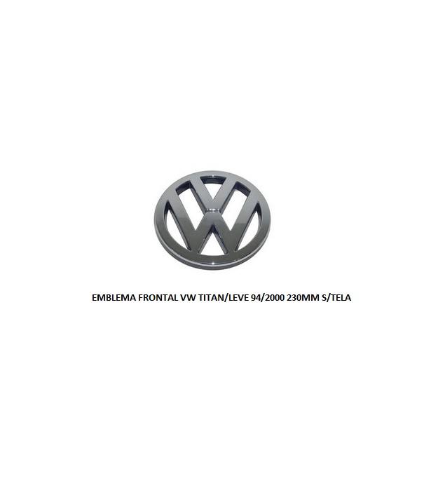 EMBLEMA FRONTAL VW TITAN/LEVE 94/2000 230MM