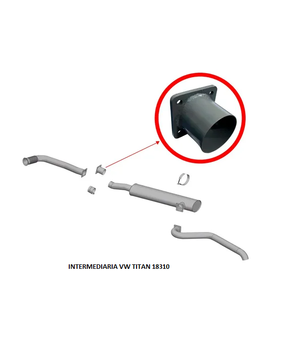 INTERMEDIARIA VW TITAN 18310 4P