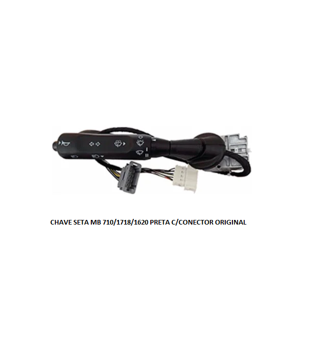 CHAVE SETA MB 710/1718/1620 PRETA C/CONECTOR ORIGINAL