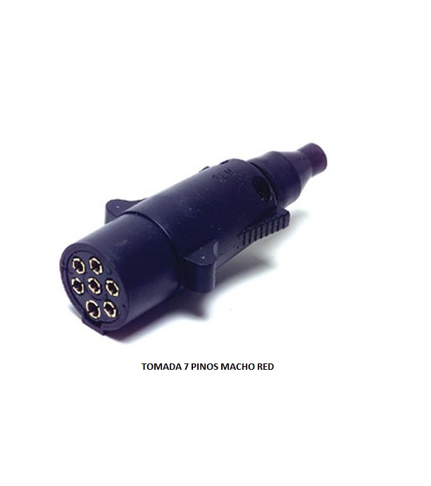 TOMADA 7 PINOS MACHO RED