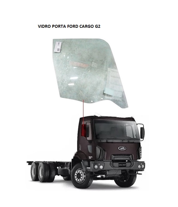 VIDRO PORTA FORD CARGO G2