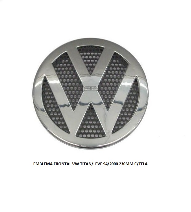 EMBLEMA FRONTAL VW TITAN/LEVE 94/2000 230MM