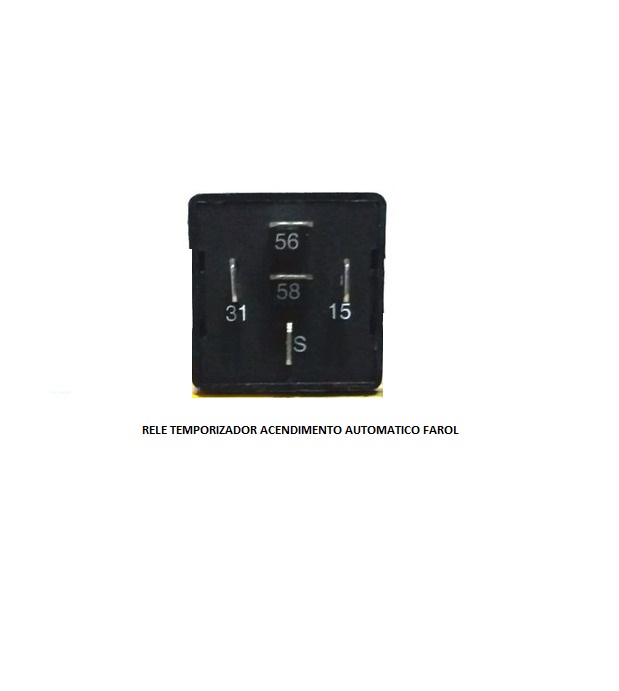 RELE TEMPORIZADOR ACENDIMENTO AUTOMATICO FAROL 12V