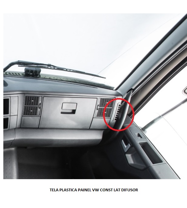 TELA PLASTICA PAINEL VW CONST LAT DIFUSOR