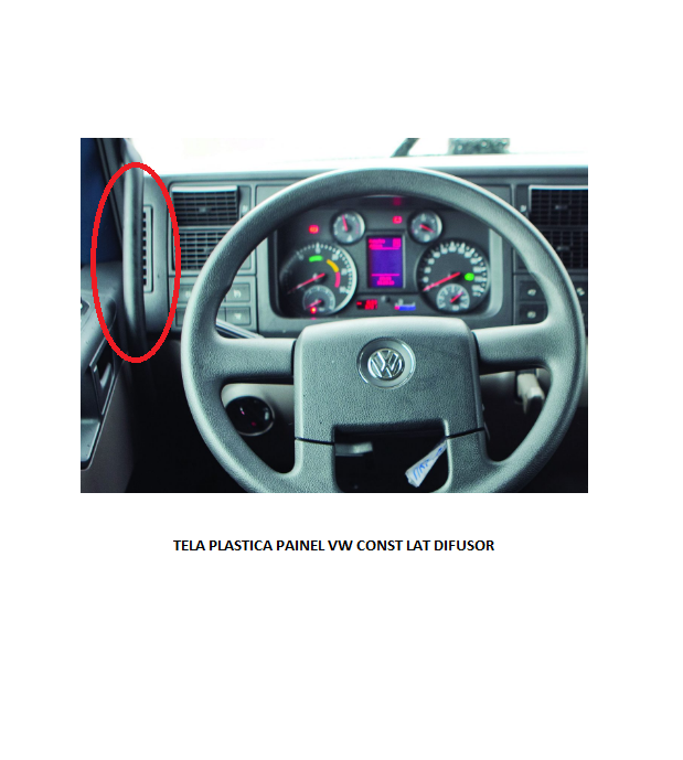 TELA PLASTICA PAINEL VW CONST LAT DIFUSOR