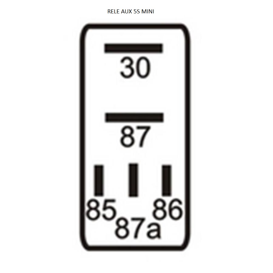 RELE AUX 12V 5S MINI