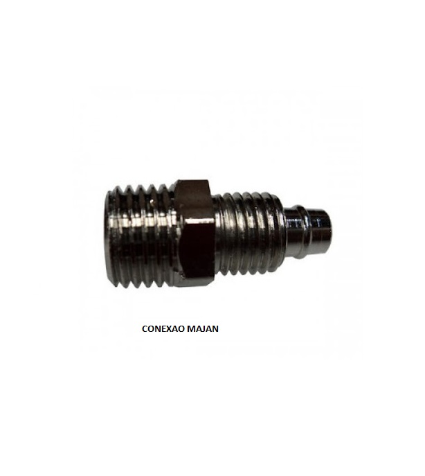 CONEXAO MAJAN 1/4X5/16 S/PORCA NPTF1/4XT7/16 MANGUEIRA 5/16 8MM