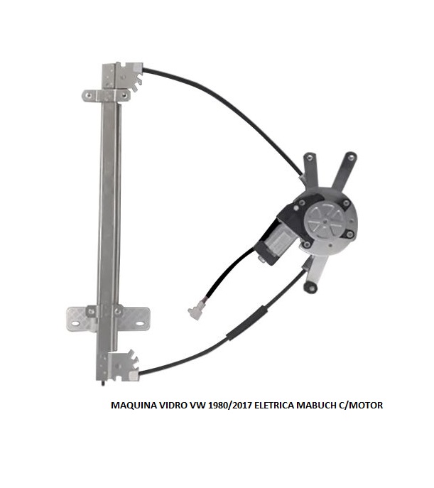 MAQUINA VIDRO VW 1980/2017 LD ELETRICA C/MOTOR MABUCH 12V