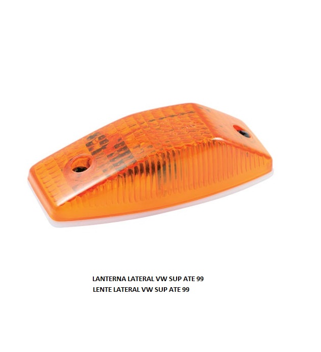 LENTE LATERAL VW SUP ATE 99 AMARELA