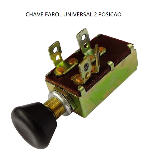 CHAVE FAROL UNIVERSAL 2 POSICAO